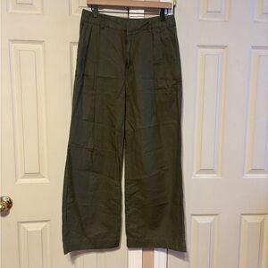 GAP Women's Olive Wide Leg Pants